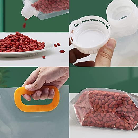 Sacos Potes EasyPack Armazenador de Alimentos Reutilizáveis | Compre 5 Leve 10 + Brindes Exclusivos 🎁