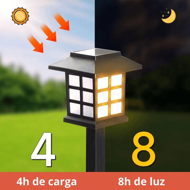 Espeto Solar para Jardim de Led - CubeGarden