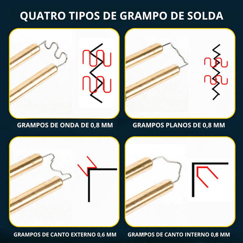 Pistola de solda plástica 70W - Sem Caixa