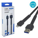 Cabo de dados e carregamento lightning Turbo it-blue le839p 1m